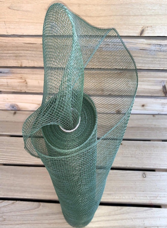 GiftWrap Etc. Olive Green Christmas Deco Mesh - 10" x 10 Yards, Wreath Decoration, Spring, Garland, Gift Basket, Bows, Fall Decor, Thanksgiving, Mardi Gras, St. Patrick's Day, Easter - Image 2